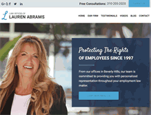 Tablet Screenshot of employeerightslaw.com